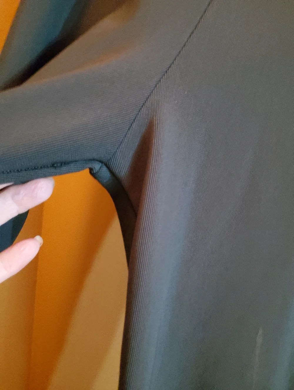 Zara Deep Green/Teal Flare Tall Pants - Picture 5 of 6